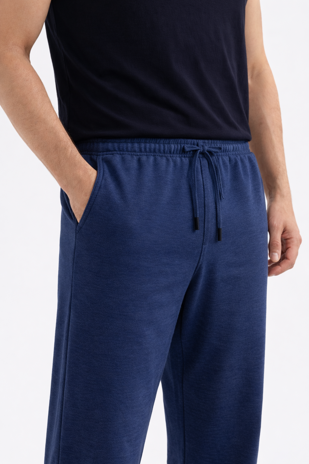 Dark Blue Terry Trouser - amswiss