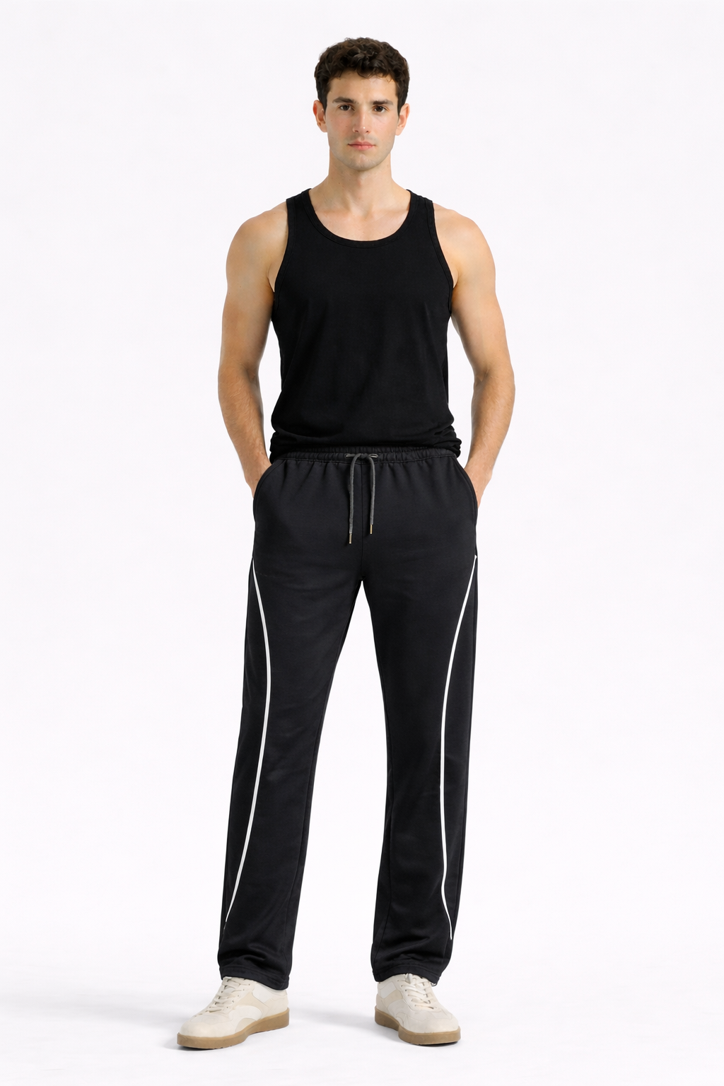 Stripe Terry Trousers - amswiss