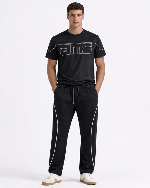AMS T-shirt AND STRIPED TROUSER - COMBO - amswiss
