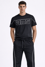 AMS T-shirt AND STRIPED TROUSER - COMBO - amswiss