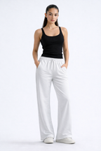 WOMEN WHITE TROUSER - amswiss