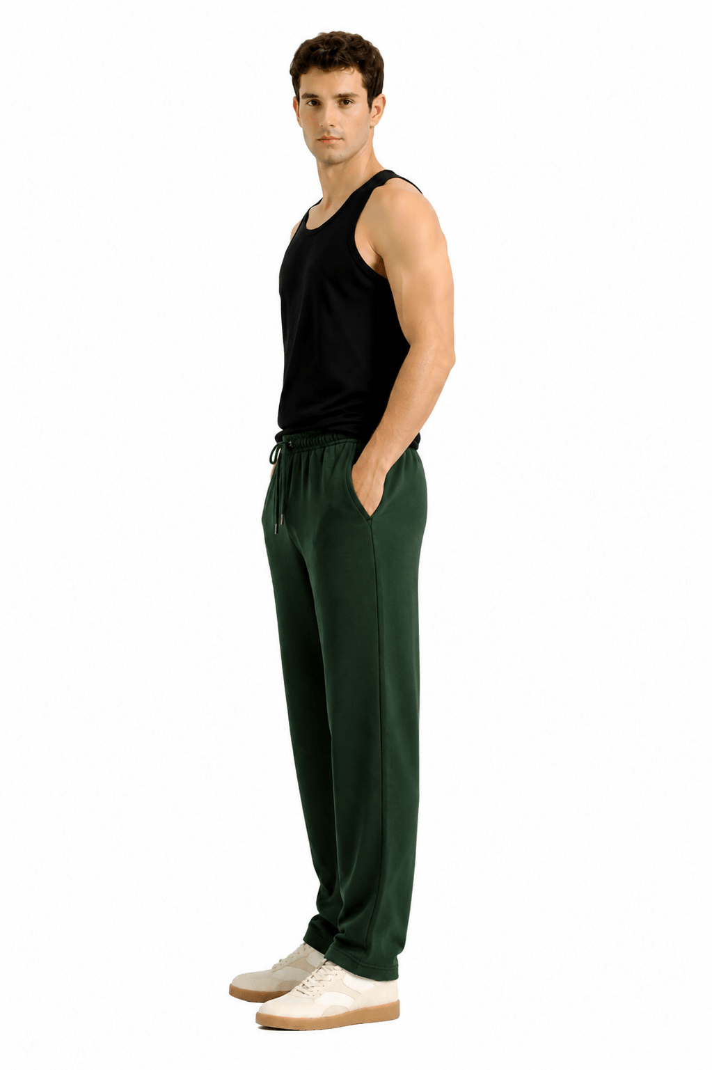 MEN GREEN TROUSER - amswiss