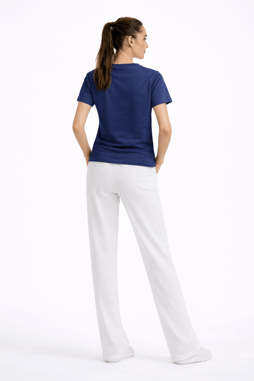 NAVY BLUE ROUGE T - SHIRT - amswiss