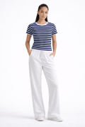 BLUE&WHITE STRIPER T - SHIRT - amswiss