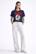 NAVY BLUE ROUGE T - SHIRT - amswiss