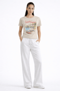 BEIGE SAINT TROPEY T - SHIRT - amswiss