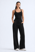 WOMEN BLACK TROUSER - amswiss
