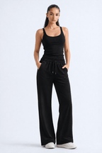 WOMEN BLACK TROUSER - amswiss