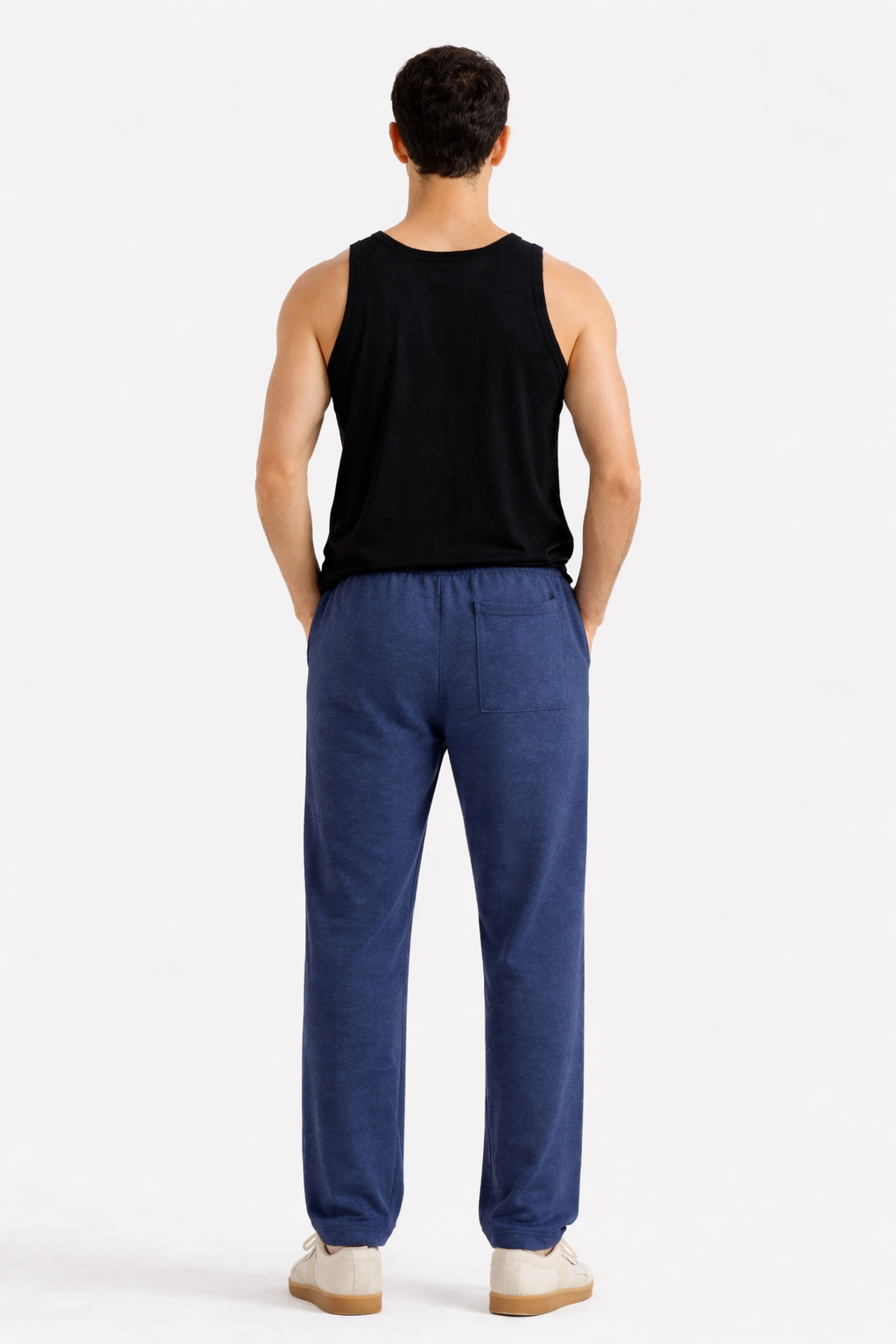 Dark Blue Terry Trouser - amswiss