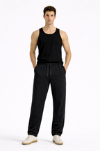 Men Black Trousers - amswiss