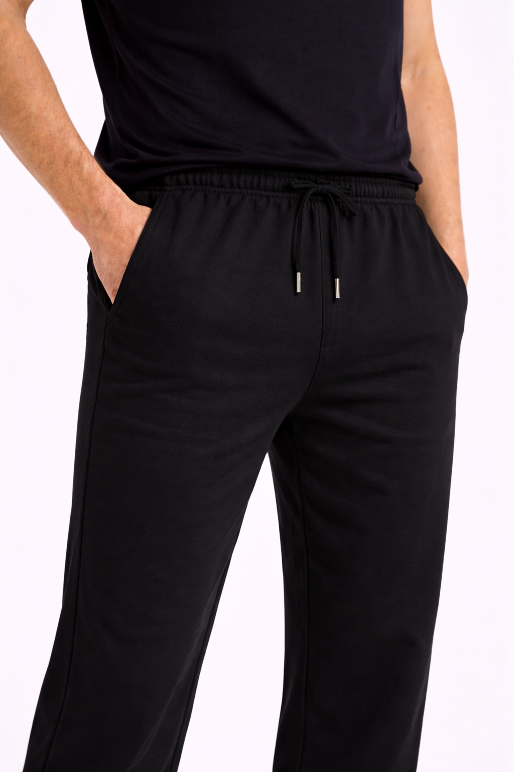 Men Black Trouser - amswiss